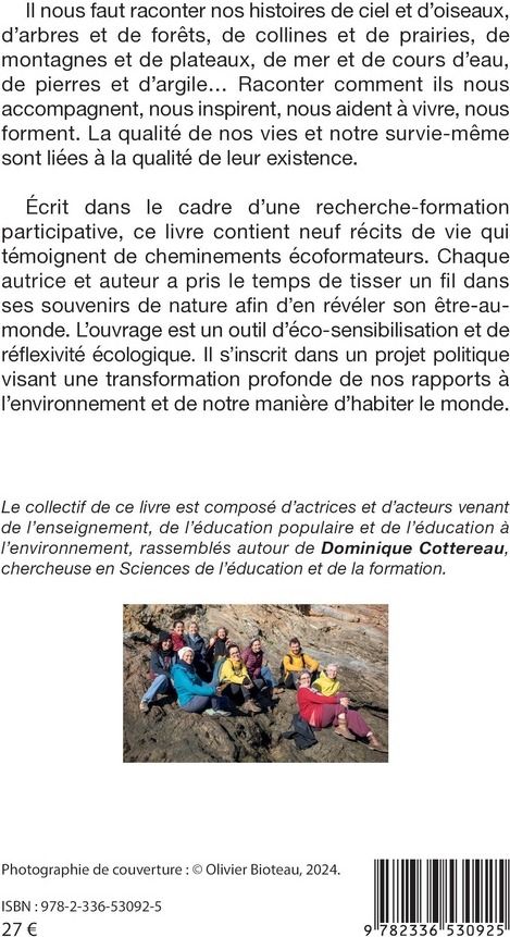 Quatrième de couverture de « Habiter le monde au fil de soi : récits de vie et écoformation »