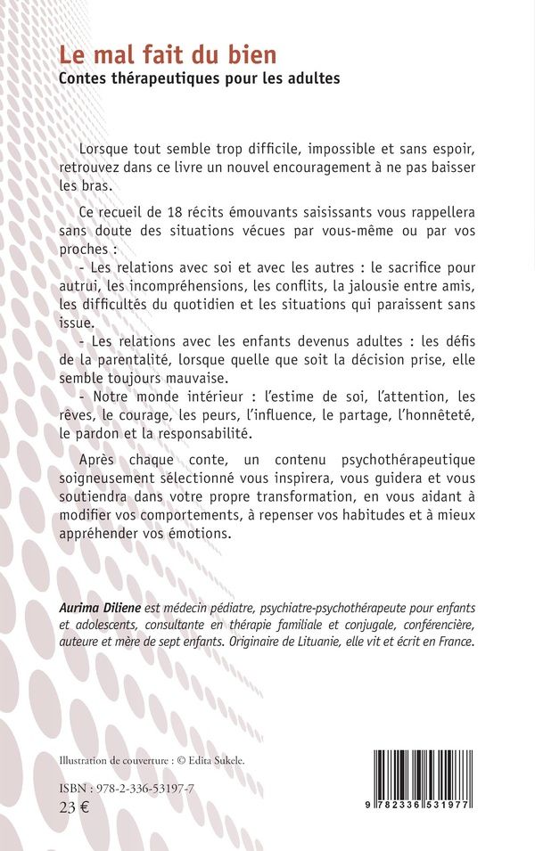 Quatrième de couverture de « Le mal fait du bien : contes thérapeutiques pour les adultes »