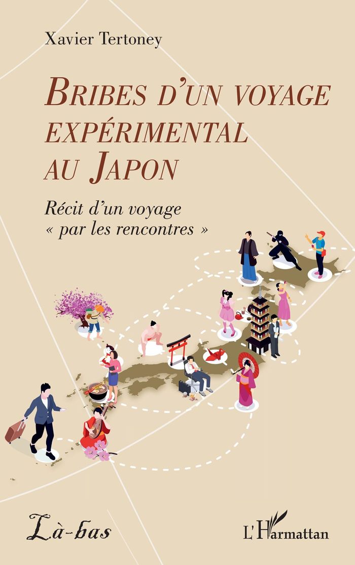 Couverture du livre « Bribes d'un voyage expérimental au Japon : récit d'un voyage par les rencontres », librairie Les Contes Infusés à Corte