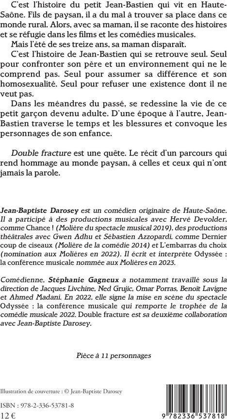 Quatrième de couverture de « Double fracture »