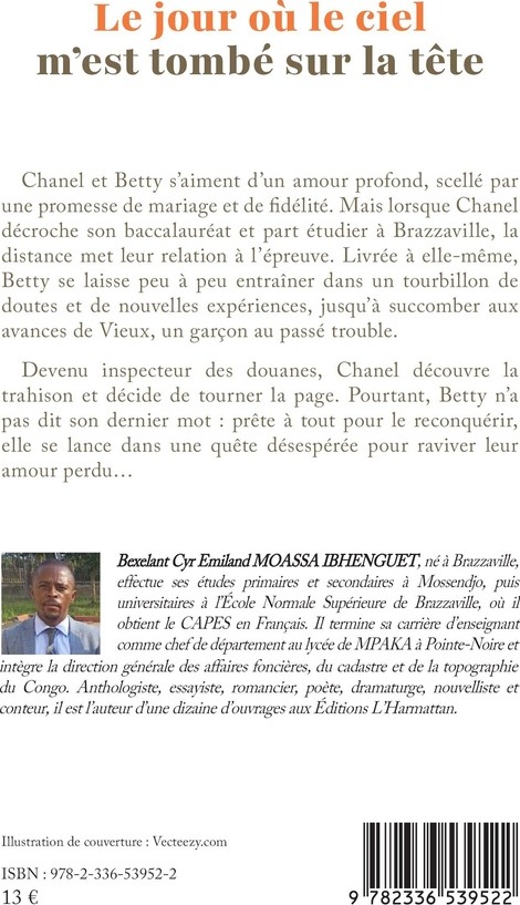 Quatrième de couverture de « Le jour où le ciel m'est tombé sur la tête : théâtre »