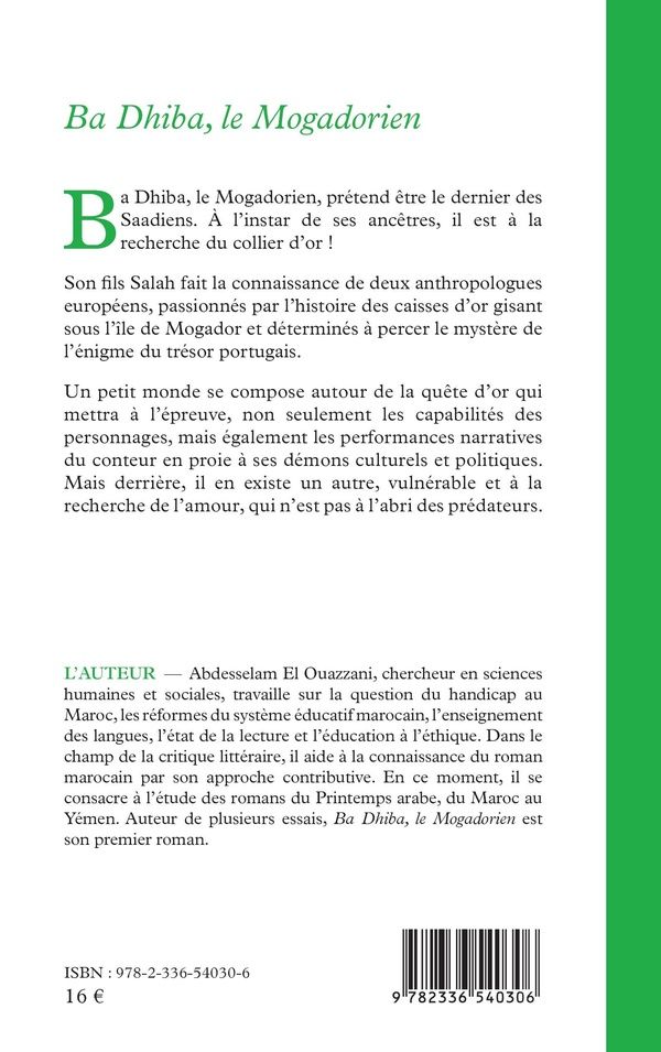 Quatrième de couverture de « Ba Dhiba, le Mogadorien : roman »