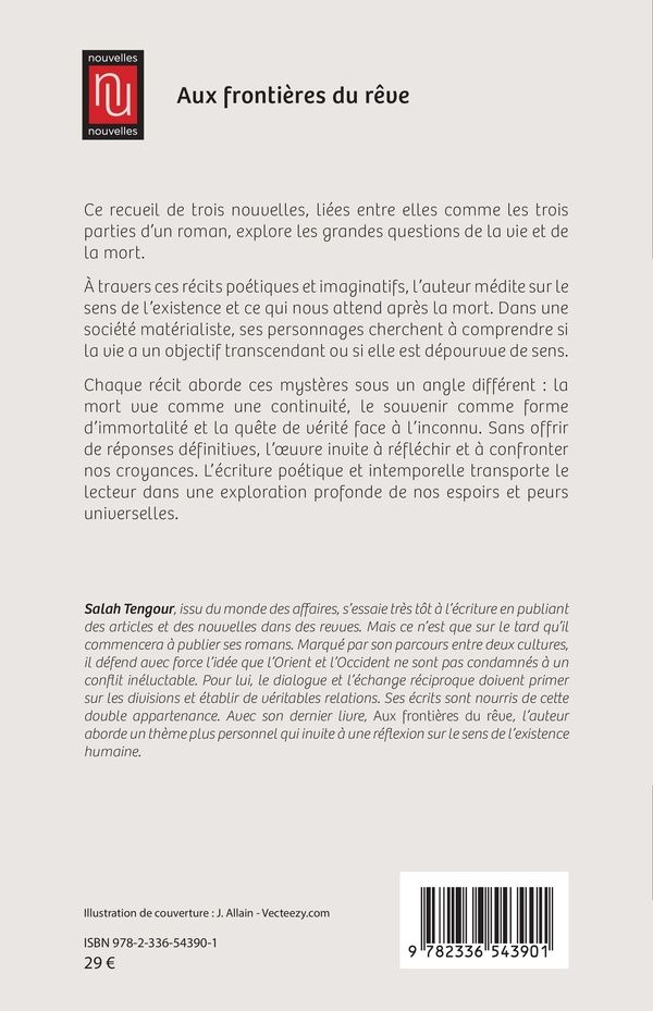 Quatrième de couverture de « Aux frontières du rêve »