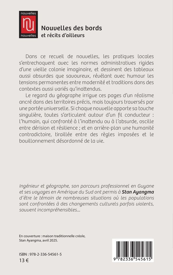 Quatrième de couverture de « Nouvelles des bords et récits d'ailleurs »