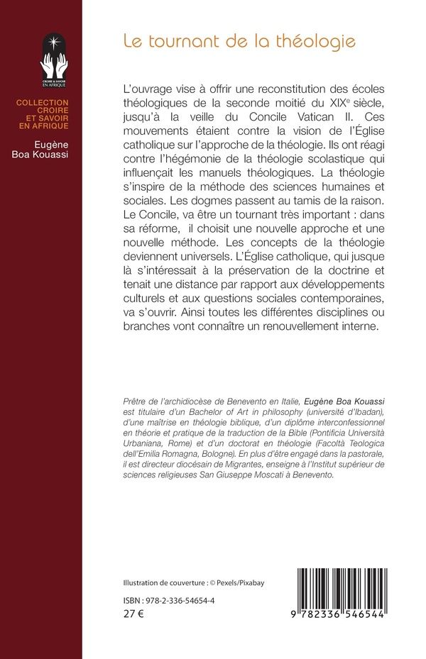 Quatrième de couverture de « Le tournant de la théologie : histoire et évolution »