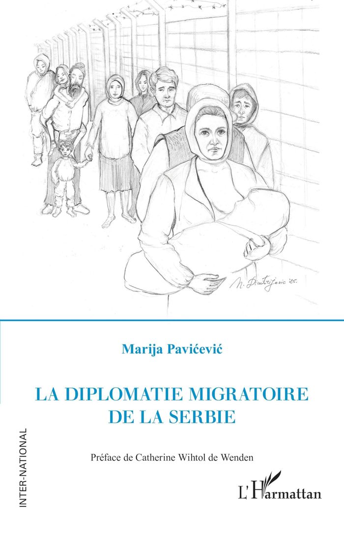 Couverture du livre « La diplomatie migratoire de la Serbie », librairie Les Contes Infusés à Corte