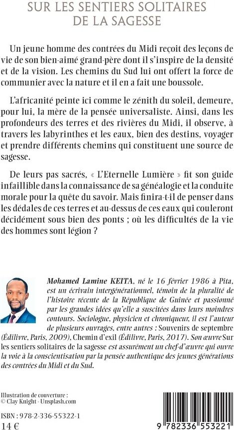 Quatrième de couverture de « Sur les sentiers solitaires de la sagesse »