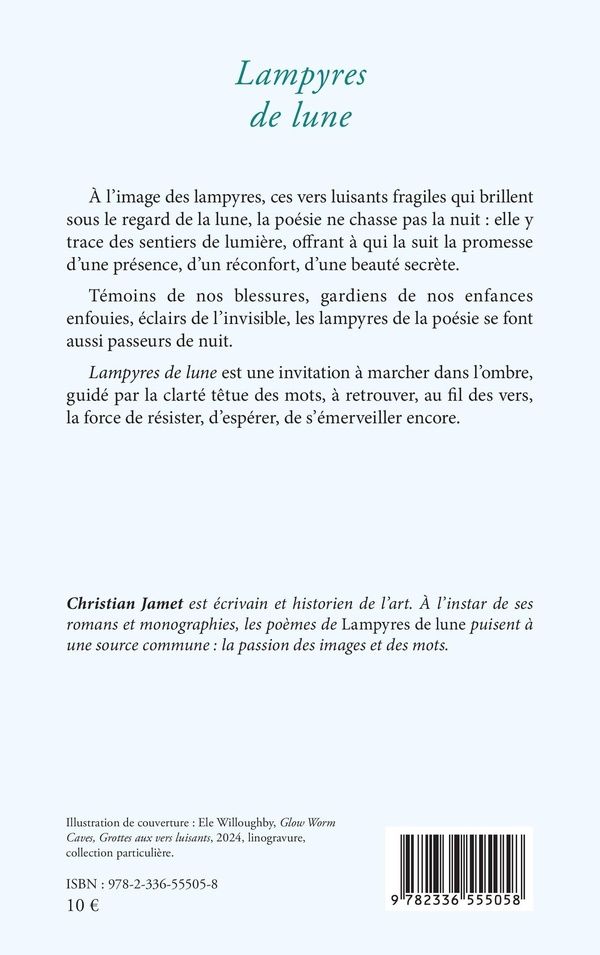 Quatrième de couverture de « Lampyres de lune »