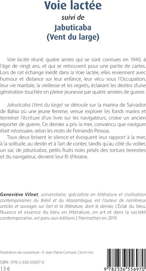 Quatrième de couverture de « Voie lactée »