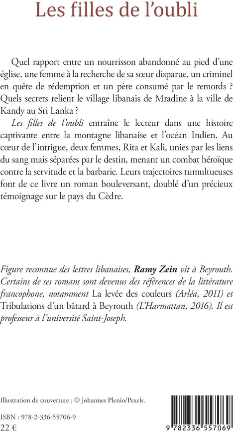 Quatrième de couverture de « Les filles de l'oubli : roman »
