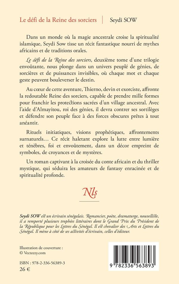 Quatrième de couverture de « Le défi de la Reine des sorciers »
