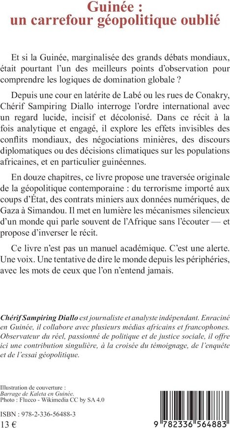 Quatrième de couverture de « Guinée, un carrefour géopolitique oublié : lire le monde depuis ses marges »