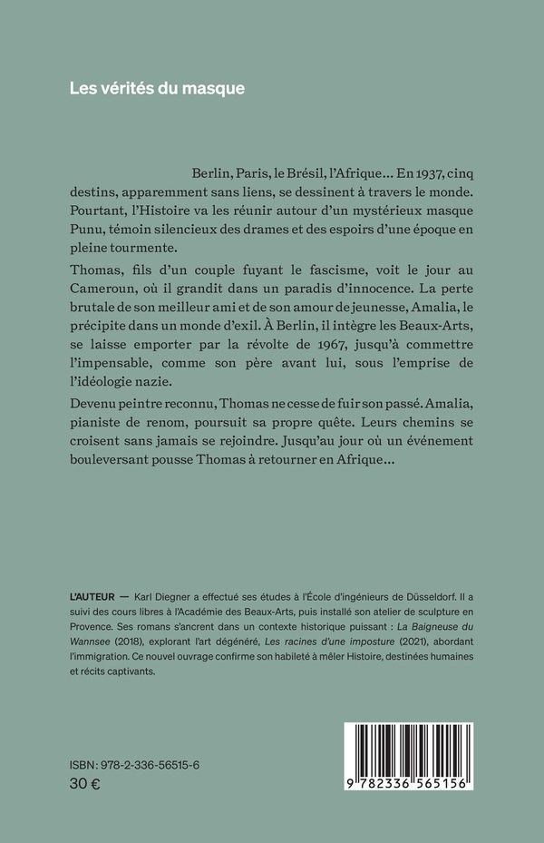 Quatrième de couverture de « Les vérités du masque : roman »