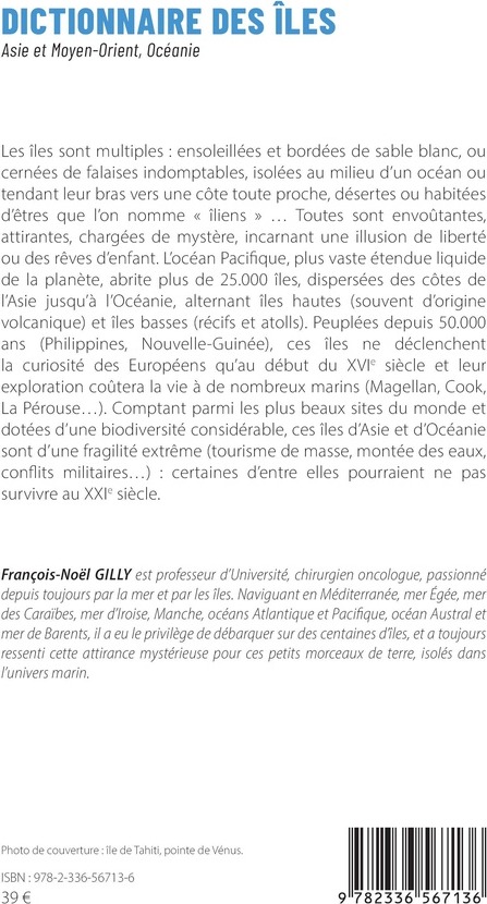 Quatrième de couverture de « DICTIONNAIRE DES ILES - ASIE ET MOYEN-ORIENT, OCEANIE »