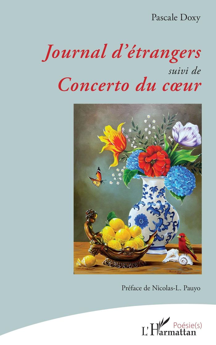 Couverture du livre « Journal d'étrangers » de Pascale Doxy, librairie Les Contes Infusés à Corte