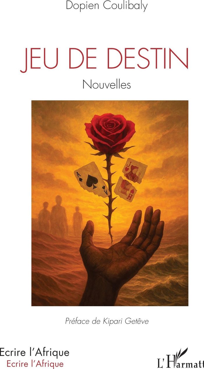 Couverture du livre « Jeu de destin : nouvelles » de Dopien Coulibaly, librairie Les Contes Infusés à Corte
