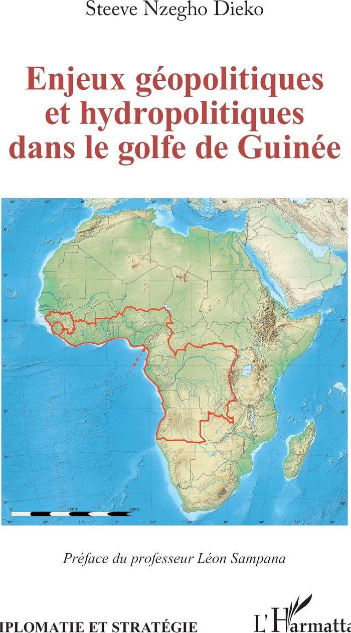 Couverture du livre « Enjeux géopolitiques et hydropolitiques dans le golfe de Guinée » de Steeve Nzegho Dieko, librairie Les Contes Infusés à Corte