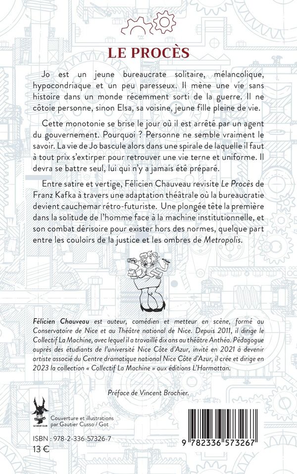 Quatrième de couverture de « Le procès »