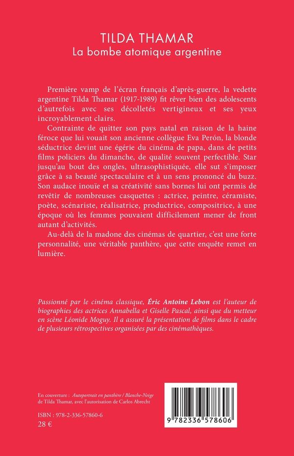 Quatrième de couverture de « TILDA THAMAR - LA BOMBE ATOMIQUE ARGENTINE »