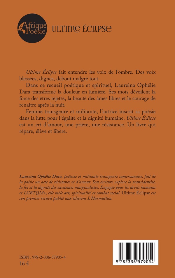 Quatrième de couverture de « ULTIME ECLIPSE »