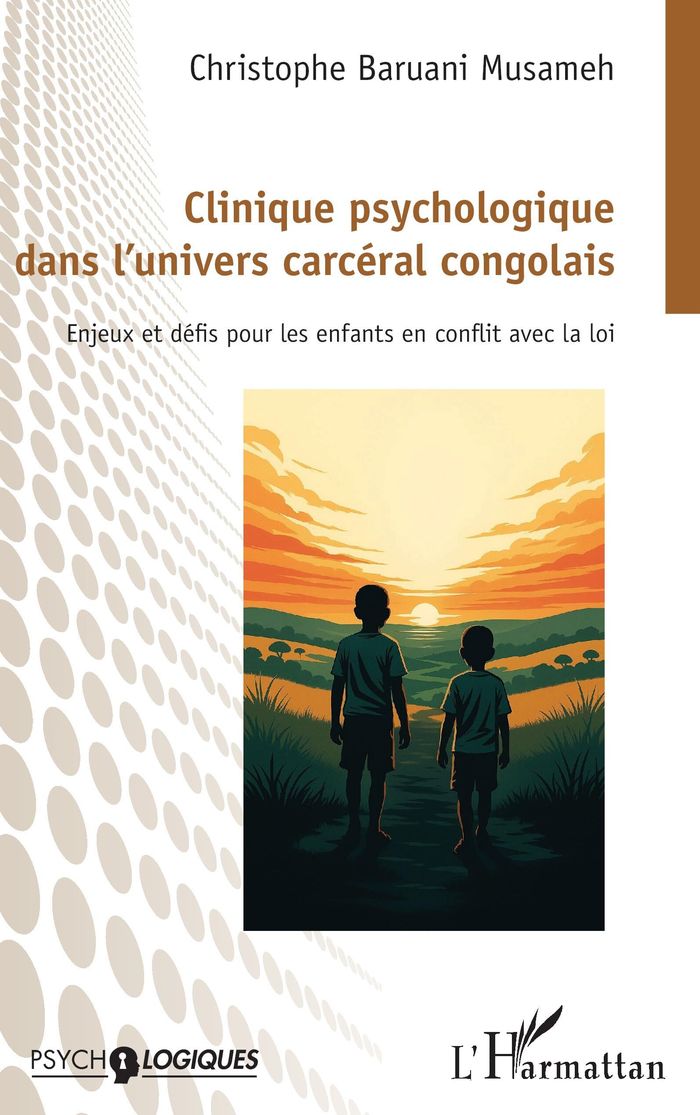 Couverture du livre « CLINIQUE PSYCHOLOGIQUE DANS L'UNIVERS CARCERAL CONGOLAIS - ENJEUX ET DEFIS POUR LES ENFANTS EN CONFL » de Baruani Musameh C., librairie Les Contes Infusés à Corte