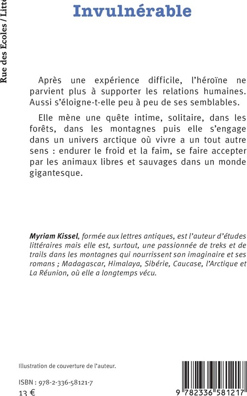 Quatrième de couverture de « INVULNERABLE »