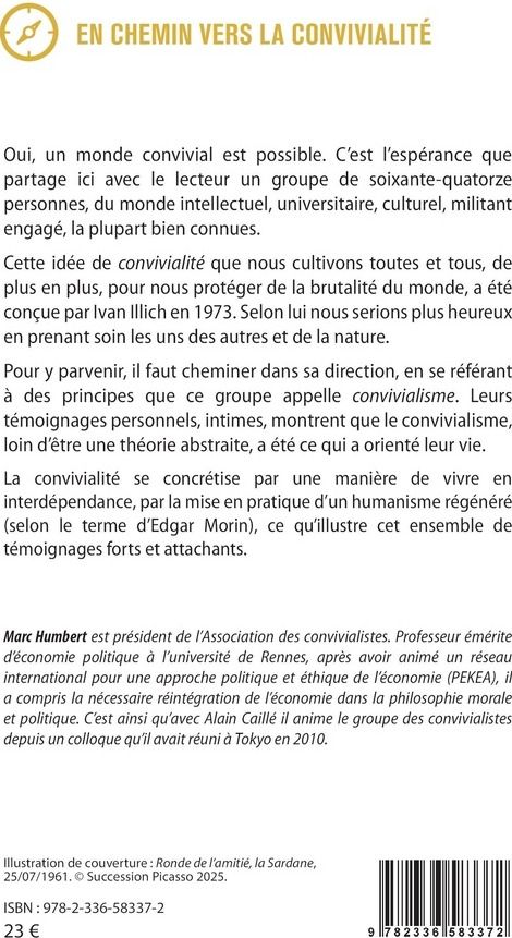 Quatrième de couverture de « En chemin vers la convivialité : Témoignages convivialistes »