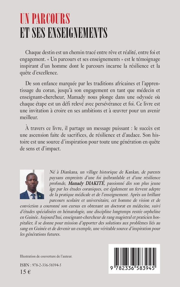 Quatrième de couverture de « Un parcours et ses enseignements : autobiographie »