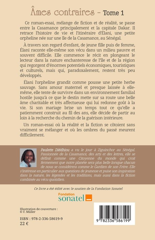 Quatrième de couverture de « Âmes contraires »