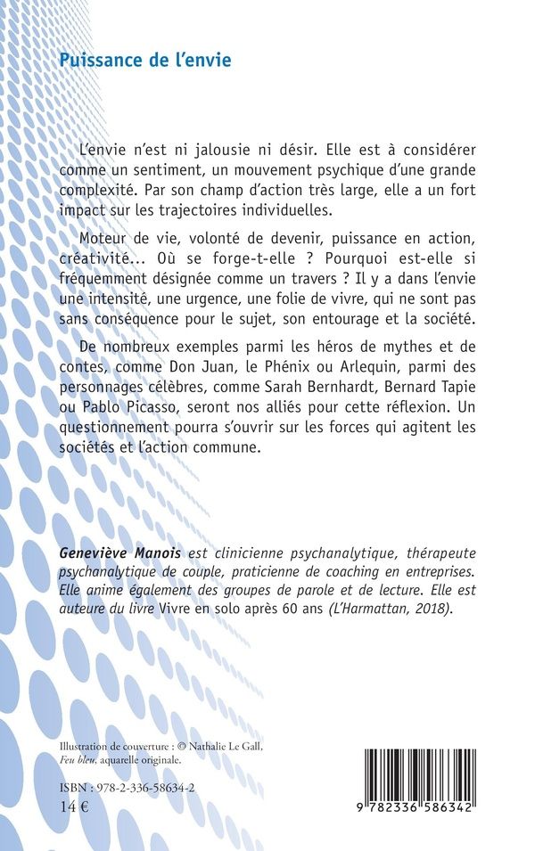 Quatrième de couverture de « Puissance de l'envie »