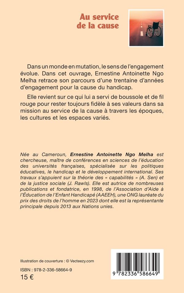 Quatrième de couverture de « Au service de la cause »