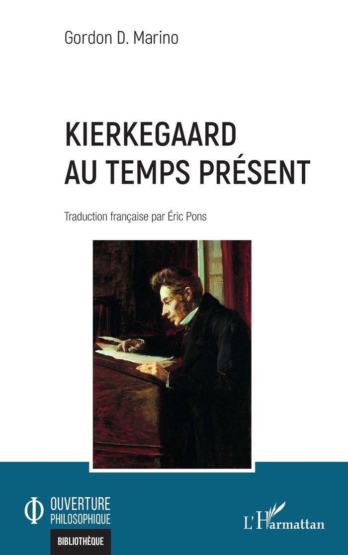 Couverture du livre « Kierkegaard au temps présent » de Gordon D. Marino, librairie Les Contes Infusés à Corte