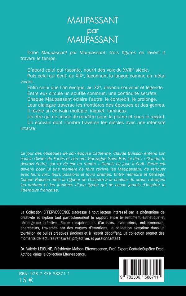 Quatrième de couverture de « Maupassant par Maupassant »