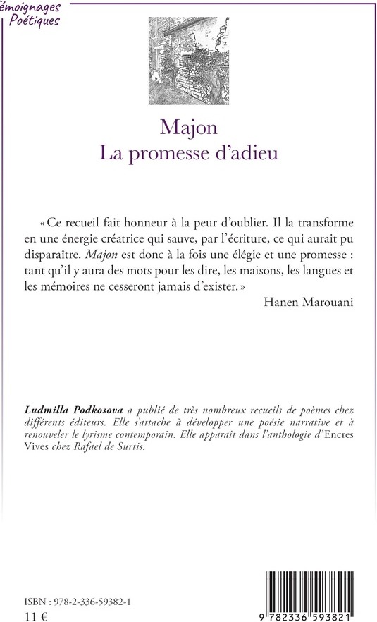 Quatrième de couverture de « Majon : La promesse d adieu »