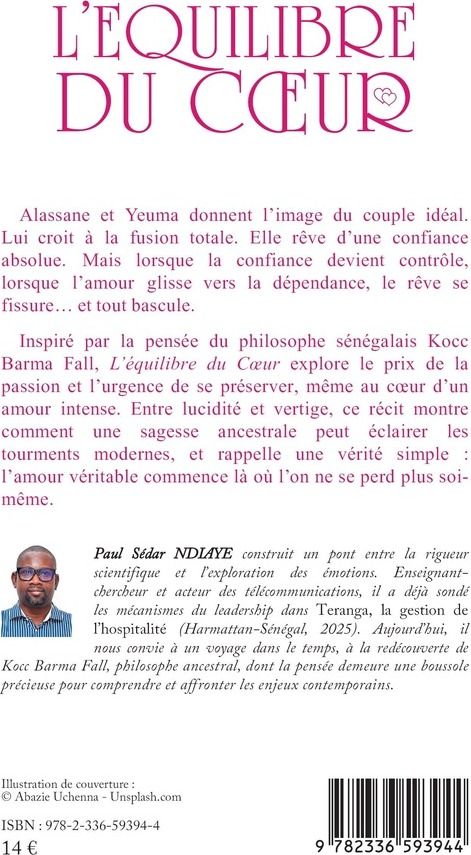 Quatrième de couverture de « L équilibre du cSur »