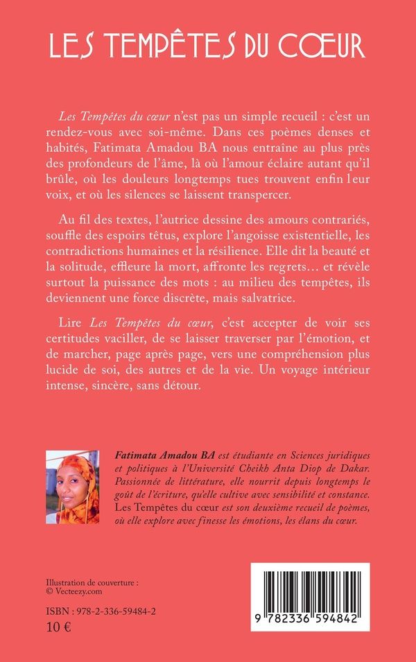 Quatrième de couverture de « Les Tempêtes du coeur »