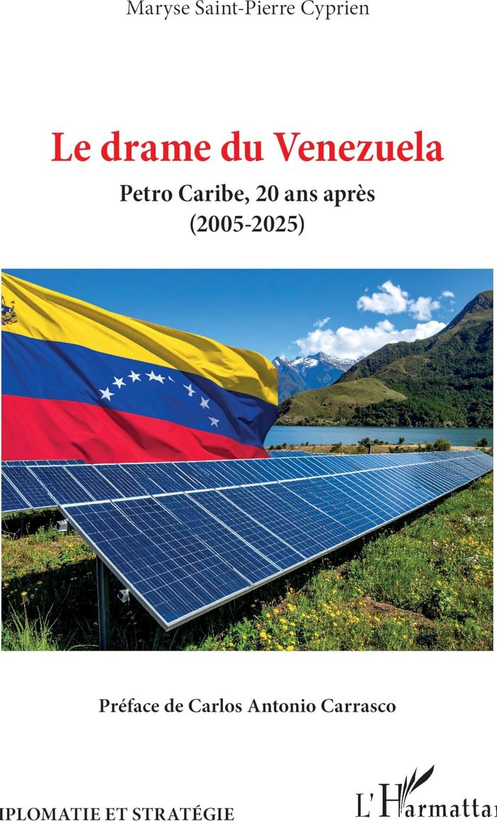 Couverture du livre « Le drame du Venezuela : Petro Caribe, 20 ans après (2005-2025) » de Maryse Saint-Pierre Cyprien, librairie Les Contes Infusés à Corte