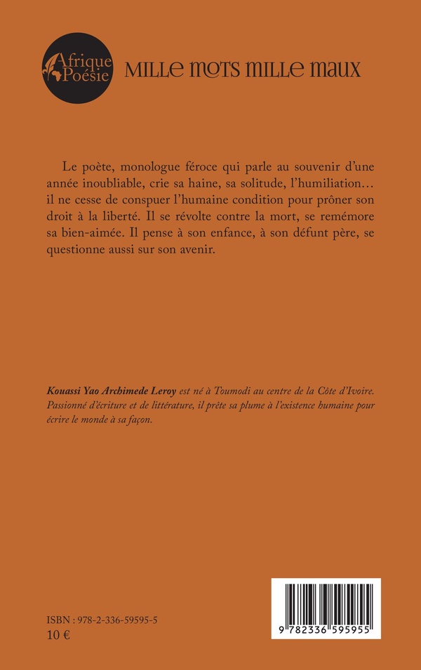 Quatrième de couverture de « Mille mots mille maux »