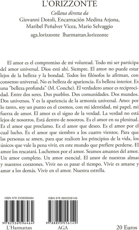 Quatrième de couverture de « Amor deseo »