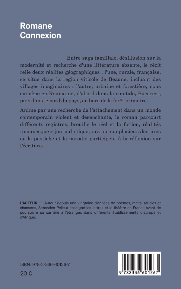 Quatrième de couverture de « Romane Connexion »