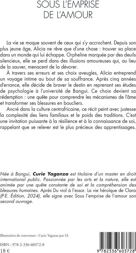 Quatrième de couverture de « Sous l'emprise de l'amour »