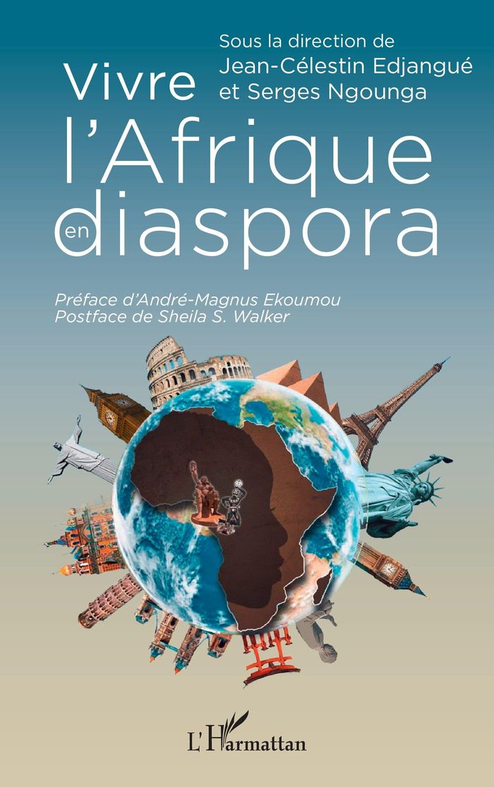Couverture du livre « Vivre l Afrique en diaspora » de Jean-Célestin Édjangué, librairie Les Contes Infusés à Corte