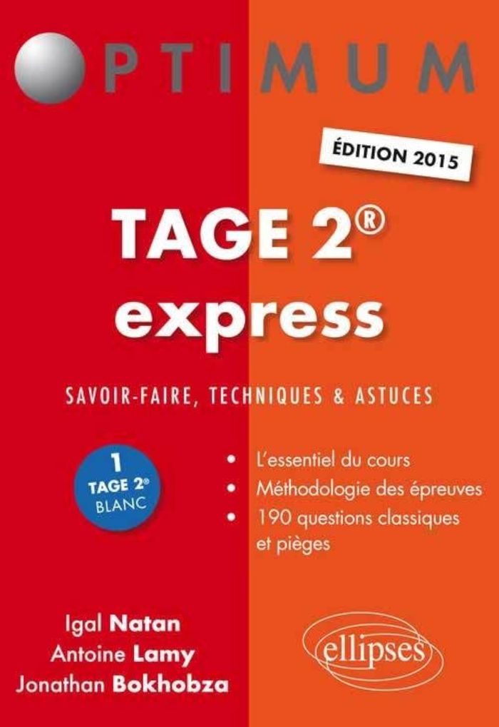 Couverture du livre « TAGE 2 EXPRESS » de Natan/lamy/bokhobza, librairie Les Contes Infusés à Corte