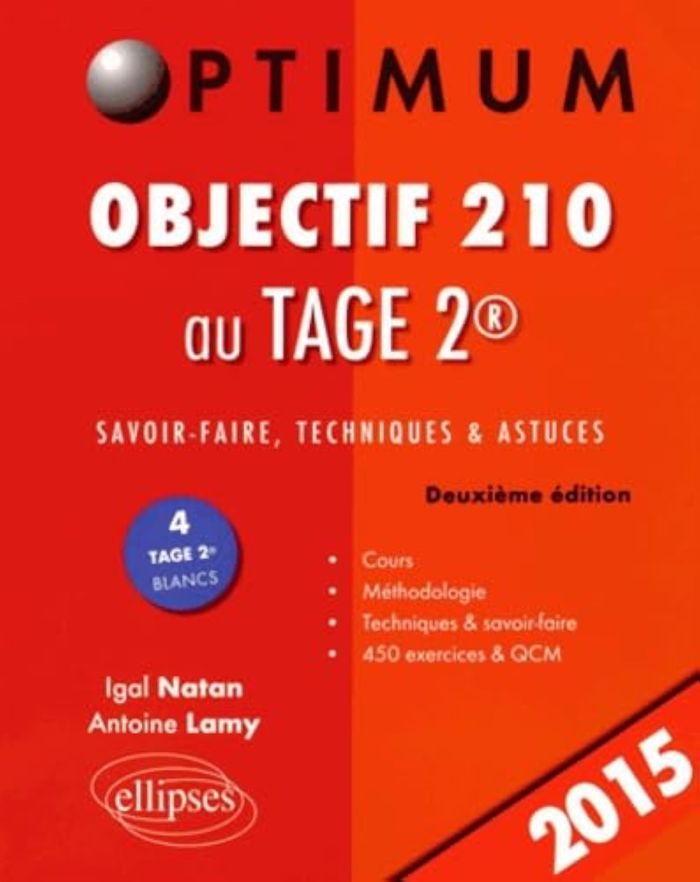 Couverture du livre « OBJECTIF 210 AU TAGE 2 » de Natan/lamy, librairie Les Contes Infusés à Corte
