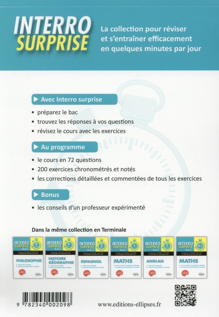 Quatrième de couverture de « SVT TERMINALE S »