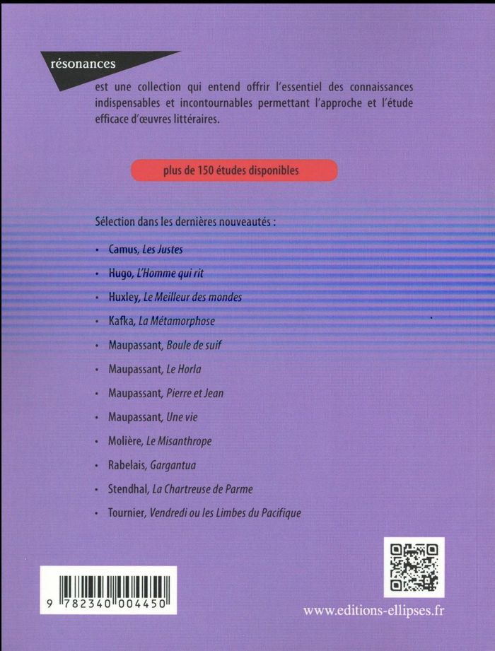 Quatrième de couverture de « MAUPASSANT, BEL-AMI »