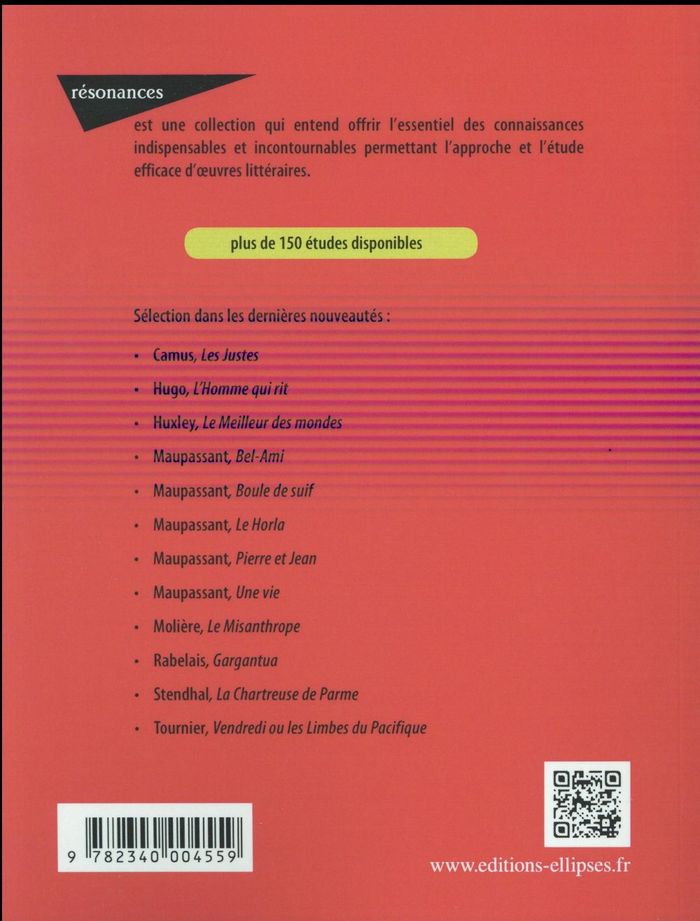 Quatrième de couverture de « KAFKA, LA METAMORPHOSE »