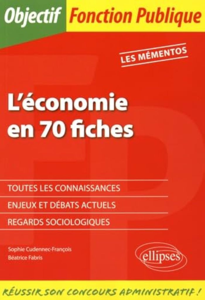 Couverture du livre « L'ECONOMIE EN 70 FICHES » de Cudennec-Francois, librairie Les Contes Infusés à Corte