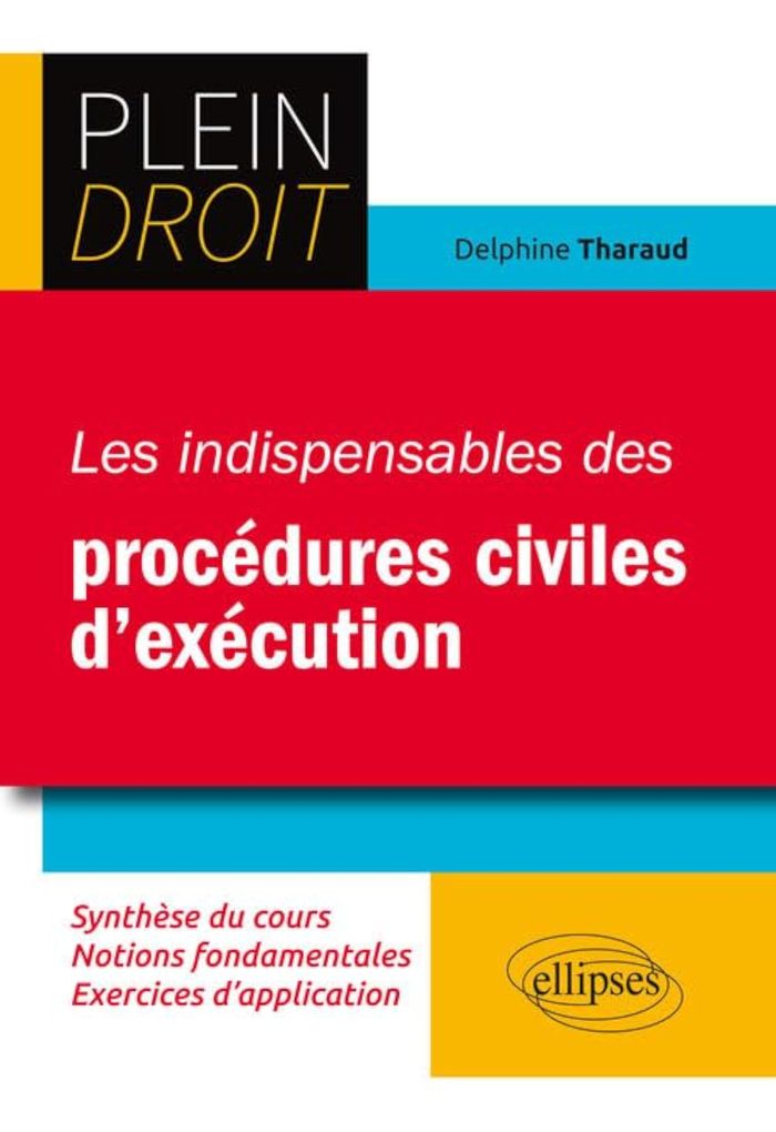Couverture du livre « LES INDISPENSABLES DES PROCEDURES CIVILES D'EXECUTION », librairie Les Contes Infusés à Corte