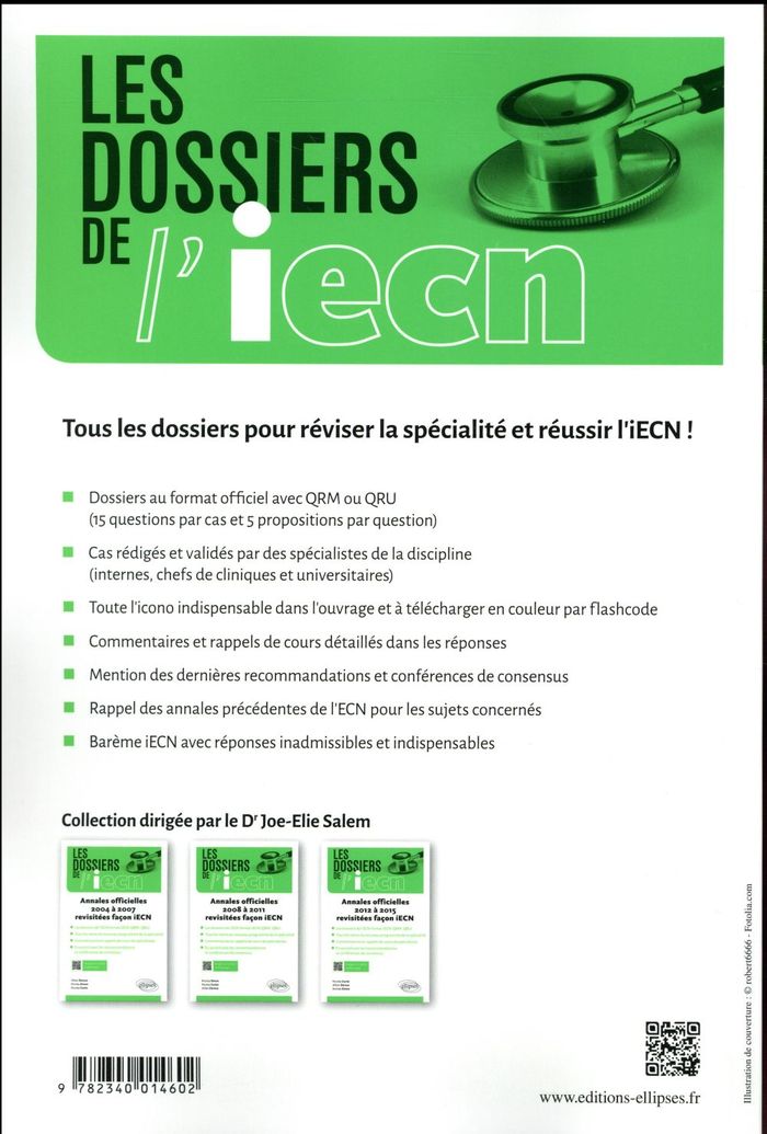 Quatrième de couverture de « ANNALES OFFICIELLES 2012 A 2015 REVISITEES FACON IECN »